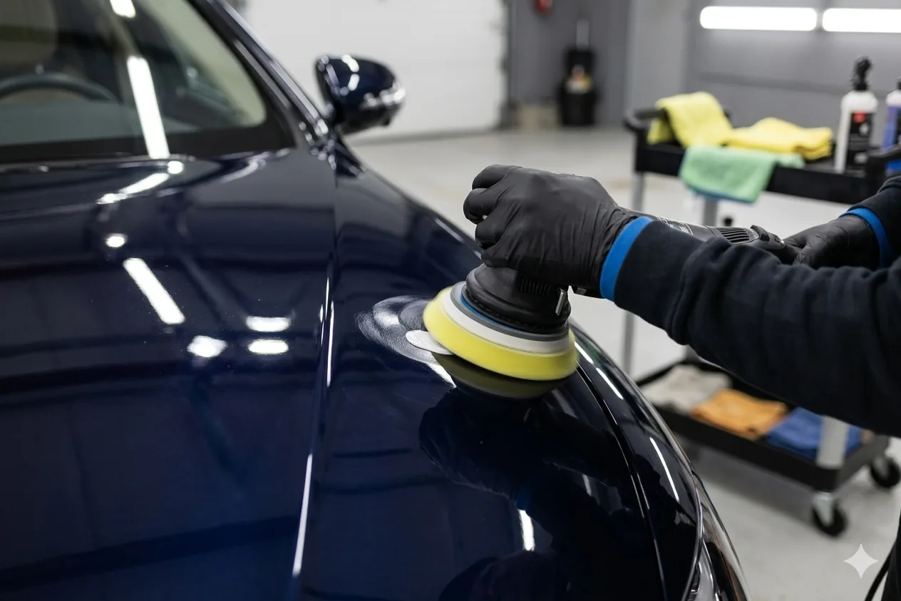Polissage carrosserie voiture à domicile à Bordeaux — éclat et micro-rayures par NET AUTO 33
